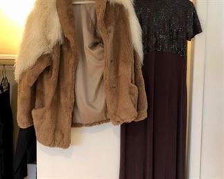 Formal gowns & fur coats 