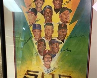 500 Home Run Club with signatures - Steiner Collectibles 