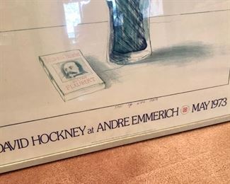 David Hockney - Andre Emmerich 1973 poster 