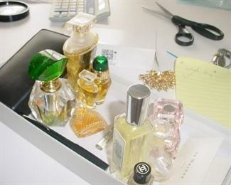 Several of the known perfume bottles