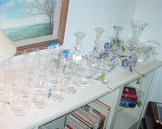 Steuben glassware, candlesticks, bowls, and more