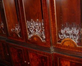 More crystal, most of it Lenox