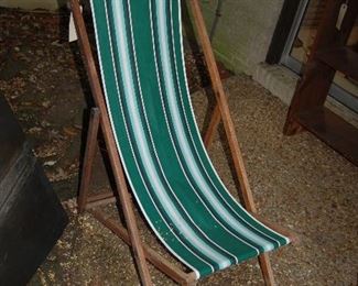 1930's beach chair