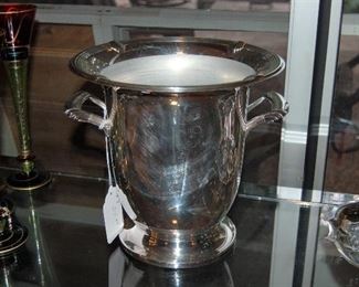 Silver plate ice bucket