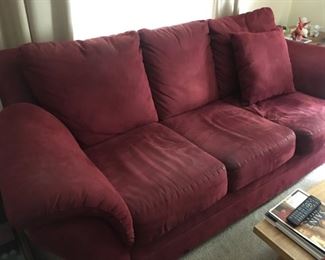 Comfy Burgundy Couch