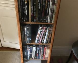 Shelving, DVDs, & CDs