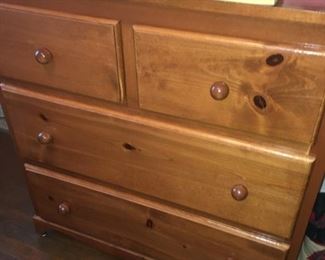 Knotty Pine Bedroom Chest
