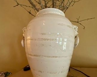 61. Urn made in Italy signed J. Willifred 15”H x 14”W  $40