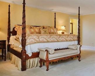Four poster King Sized British Classics Bed by Ethan Allen