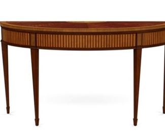Ethan Allen Newman Demilune Sofa Table