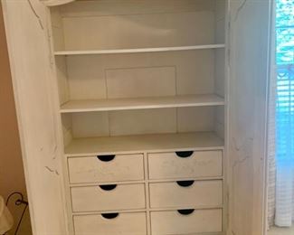 Ethan Allen Estelle Hand Painted Armoire