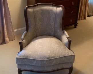 Ethan Allen armchair, silk