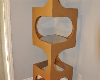 EDWARD WORMLY FOR DUNBAR ETAGERE BOOKCASE C. 1970'S!! OUR PRICE $4995.00