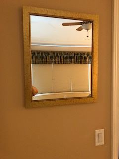 Wall Mirror bronze gold color $10