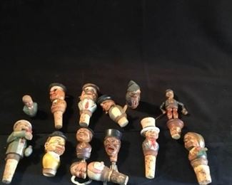 Carved Mechanical Bottle Stoppers and More