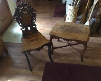 Vintage Table and Chair