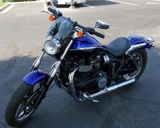2013 Triumph Speedmaster Motorcycle, 2671 Miles, VIN # SMT915RN6DT568064, Many Upgrades And Modifications