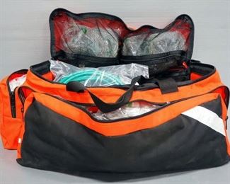 Oxygen Manifold Kit, Includes Manifold, Hoses, Pediatric Masks, And More, In Nylon Carry Bag