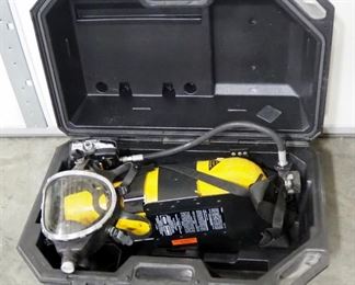 Scott Air-Pak, Includes Air Tank, Mask, And Pressure Pak II, In Plastic Carry Case