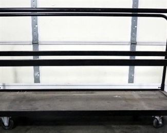 Rolling Cart For Folding Tables, 73" Long x 27" Wide