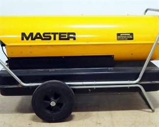 Master Portable Kerosene Heater Model B3500 SN# 7703600, On Wheels