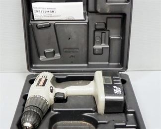 Craftsman 3/8" 18V Cordless Drill Model 315.113861, In Hard Case
