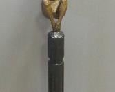 Paige Bradley (American, 1974- ), "Conception Column" Bronze Statue, Numbered 11/12, 80" High
