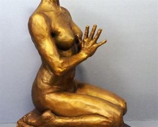 Paige Bradley (American, 1974- ), "Intention, 1/2 Life" Bronze Statue, Numbered 1/12, 31" High