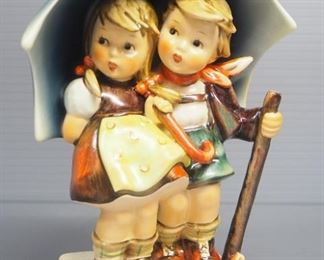 M I Hummel "Stormy Weather" Figurine No. 71, 6" High, Last Bee Mark