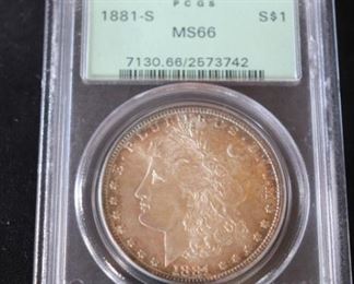 1881 S Morgan Dollar  MS