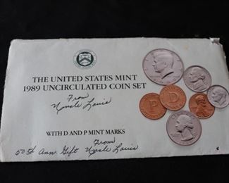 United States Mint Uncirculated Coin Set 