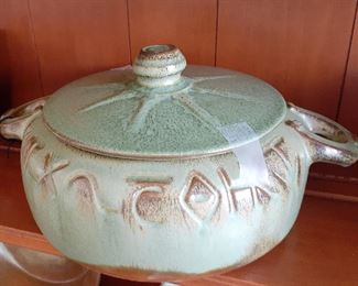 Vintage Frankoma Aztec bowl pottery