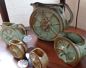Vintage Frankoma Wagon wheel pottery