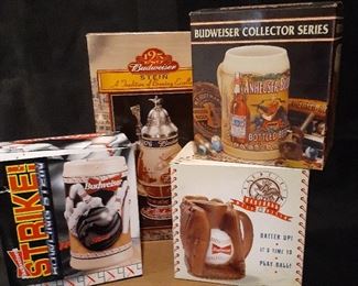 Specialty Budweiser steins