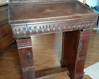 Antique sailing ship desk