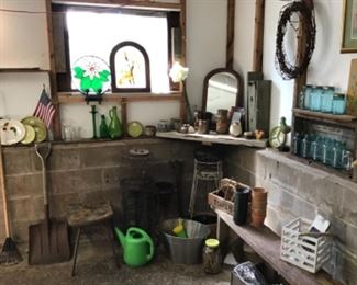 Blue Ball Jars, Garden, Suncatchers and more