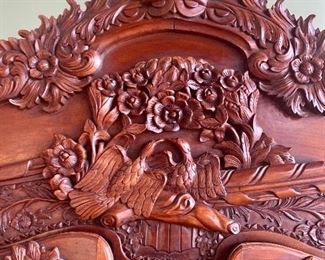 Beautifully detailed workmanship on the two Antique Armoires we have available.