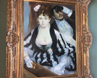 Large Oil on canvas Couple portrait