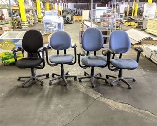 Four Rolling Chairs