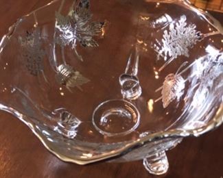 Silver and Crystal Bowl