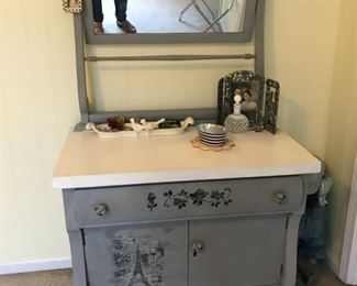 Antique chest. Lets go to Paris