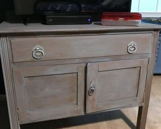 Antique storage stand