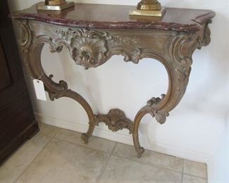 Rococo Style Wall Table $50.