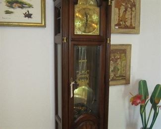 Howard Miller Grandfather Clock $400. (ex. cond.)