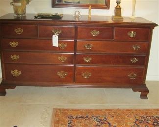 American Drew American Collection  10 Drawer Dresser w/Wall Mirror $75.