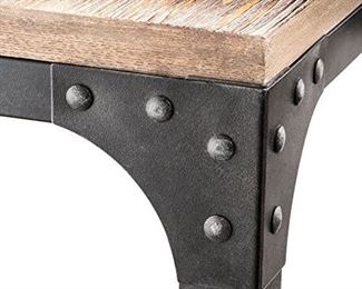 $165 New Dining Table Wood w/ Metal 