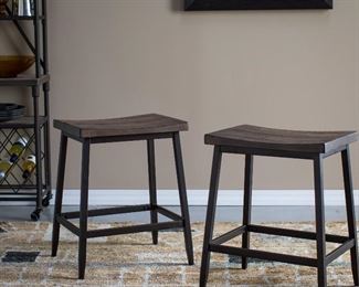 $120 Set of 2 Saddle Stools (4 available)