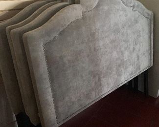 $100 Queen Upholstered Gray Headboards. Velvet. Pier 1 Imports. 6 available. 