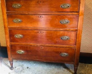 cherry chest of drawers / hand dove tailed