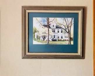 The Elloitt Home 2417 McDowell St Augusta, Ga framed print